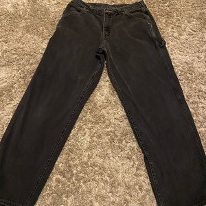 Lee Black/Charcoal Carpenter Pants